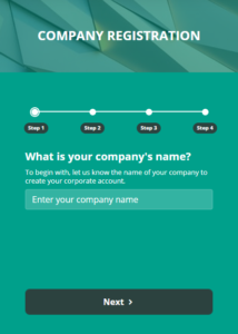 Registering Your Company with Ronspot - Step 1