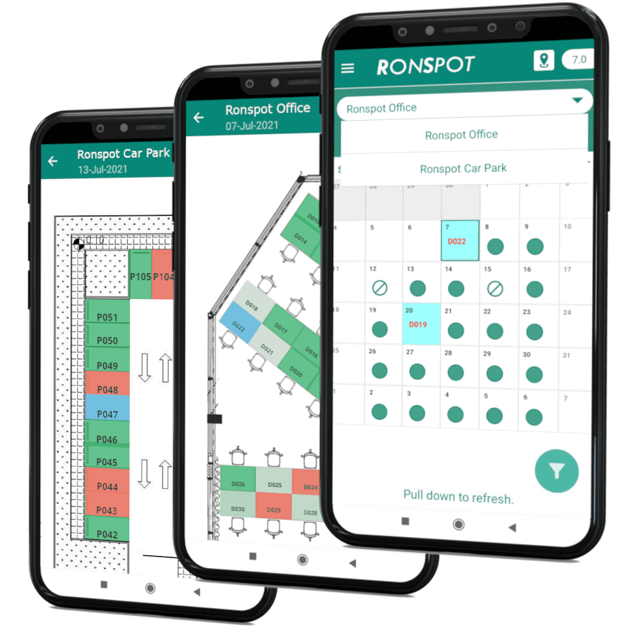 Ronspot Desk and Parking reservation app