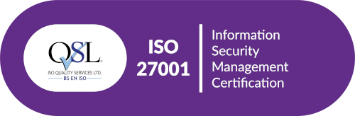 Ronspot certified ISO 27001
