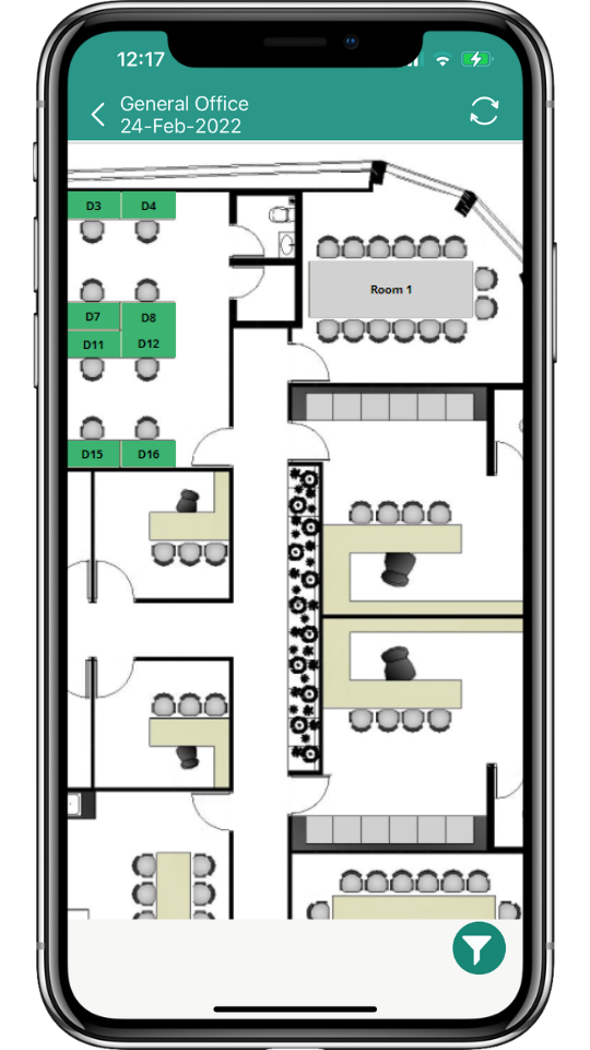 Book a meeting room from your mobile easily with Ronspot