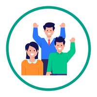 Happy Employees Icon