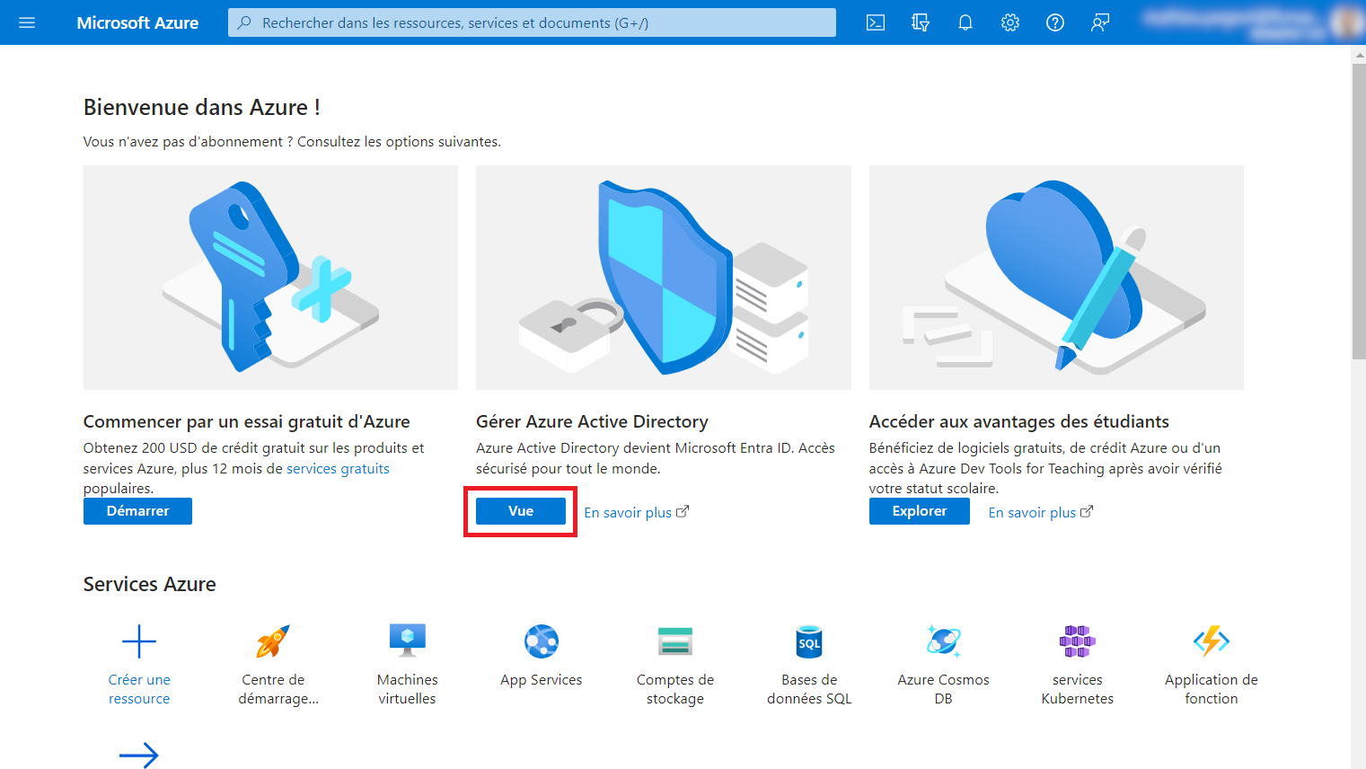 Azure AD - Gérer Azure Active Directory