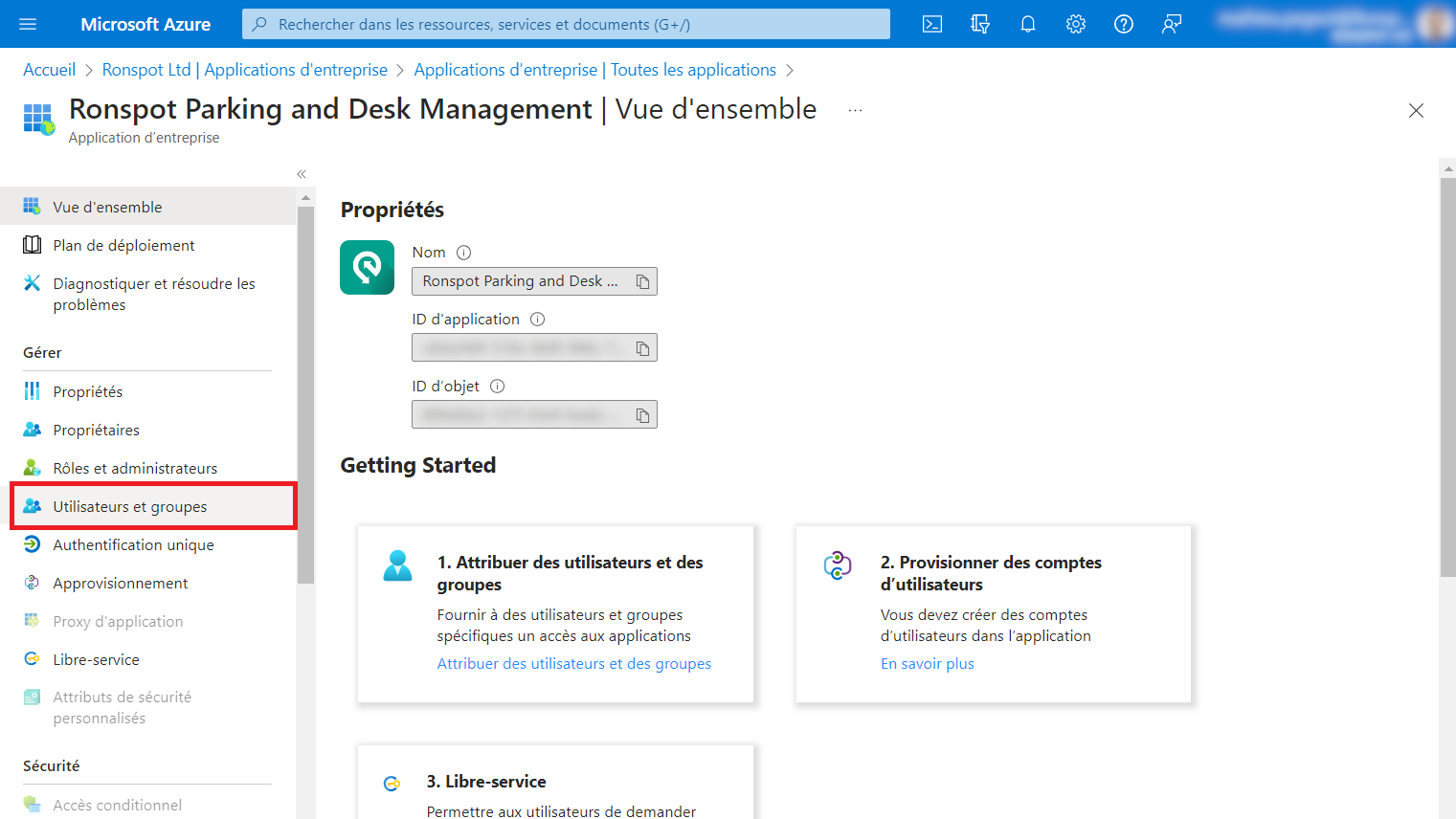 Azure AD - Utilisateurs et groupes