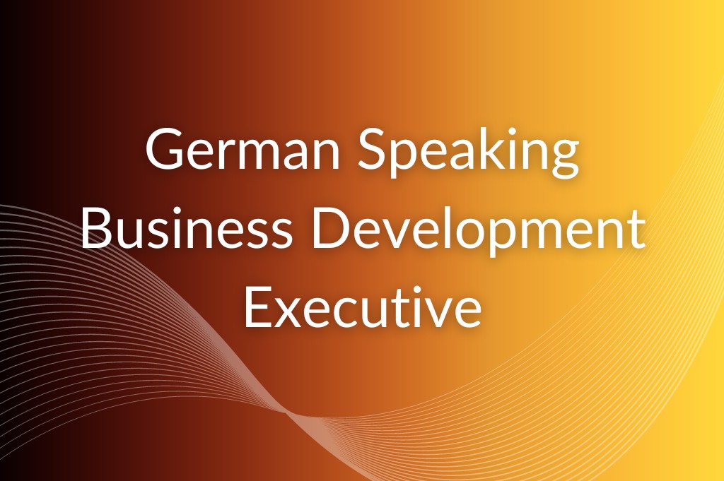 German Speaking Markets - Business Dev Exec