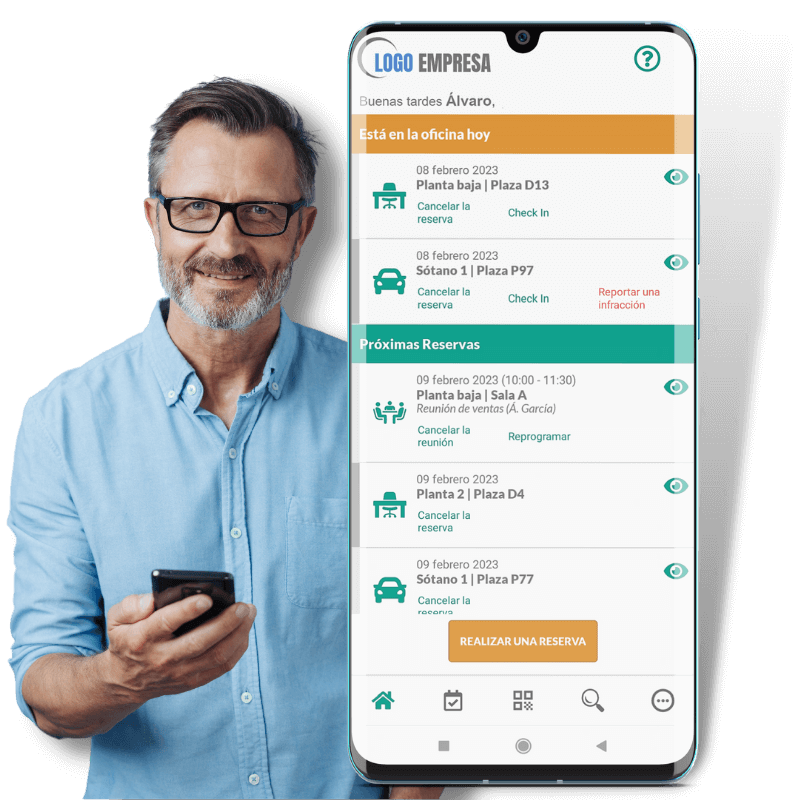 Software de gestión de espacios de trabajo
