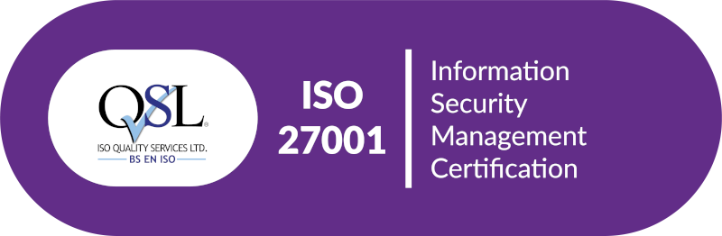 ISO 27001:2022 certification logo