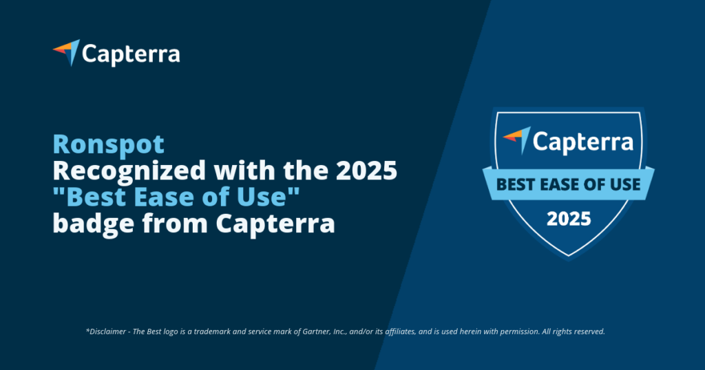 Ronspot Wins Best Ease Of Use Capterra Award