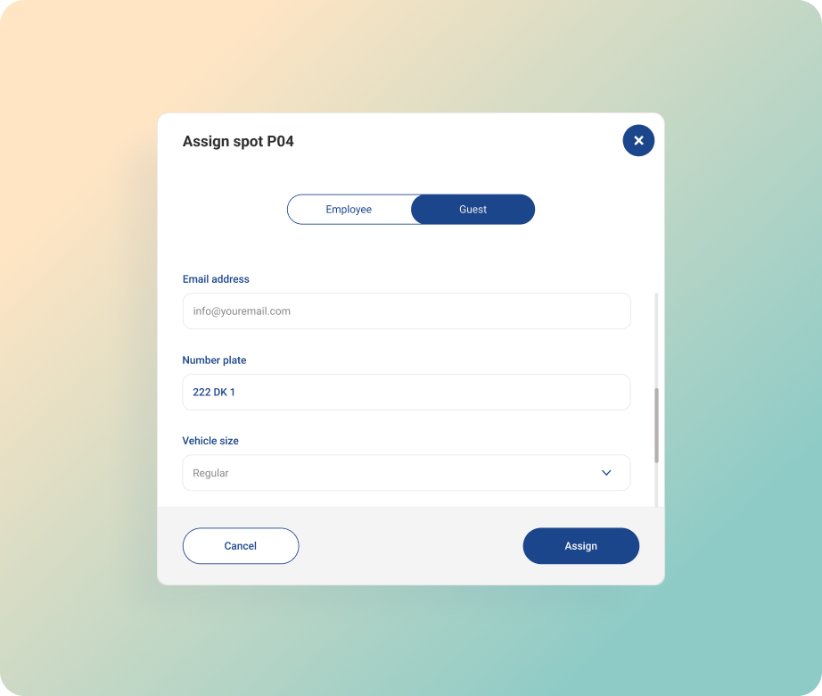 parking booking system