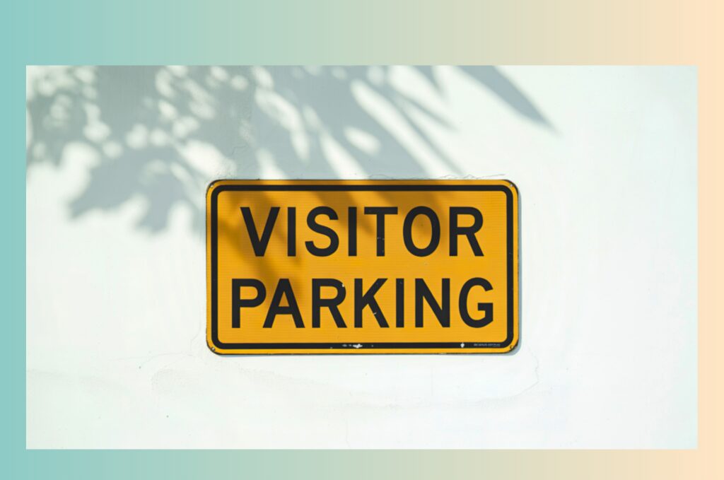 visitor parking space
