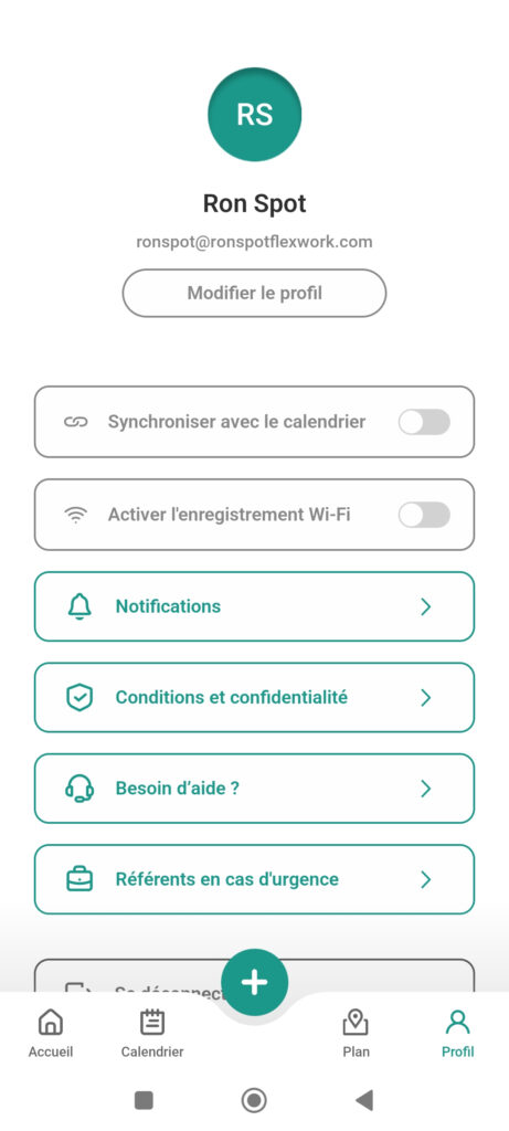 Comment activer le check-in Wi-Fi - Étape 1