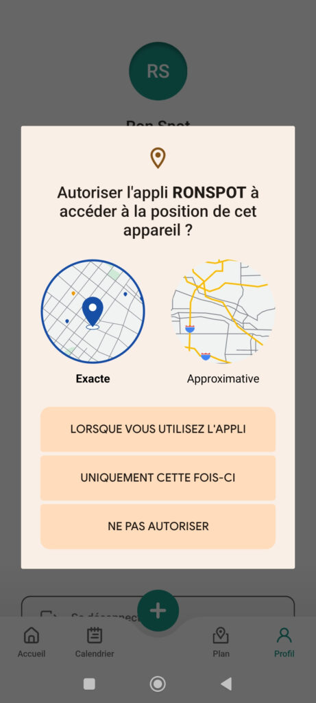 Comment activer le check-in Wi-Fi - Étape 3