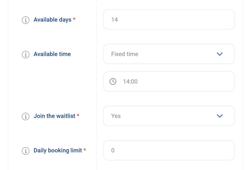 Enable the waitlist per group