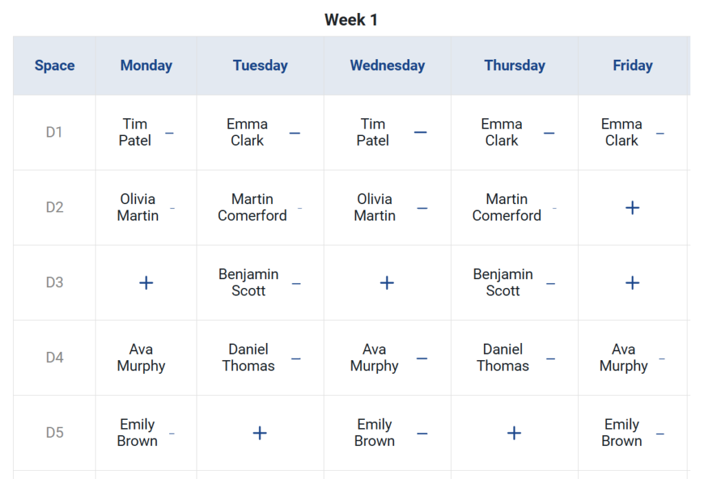 Create automatic bookings