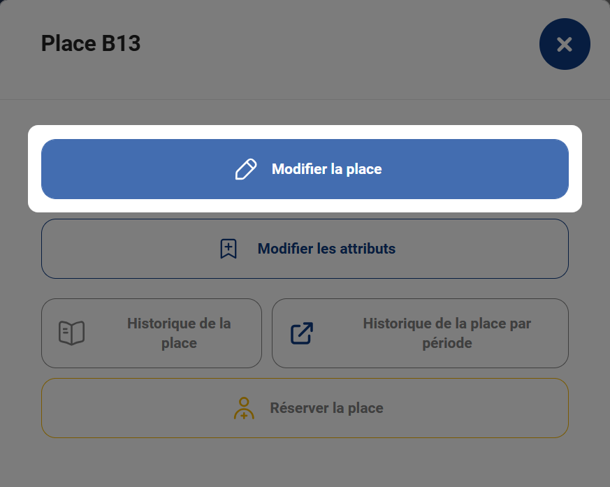 Astuce n° 1 pour le panneau d'administration Ronspot - Raccourci pour modifier une place