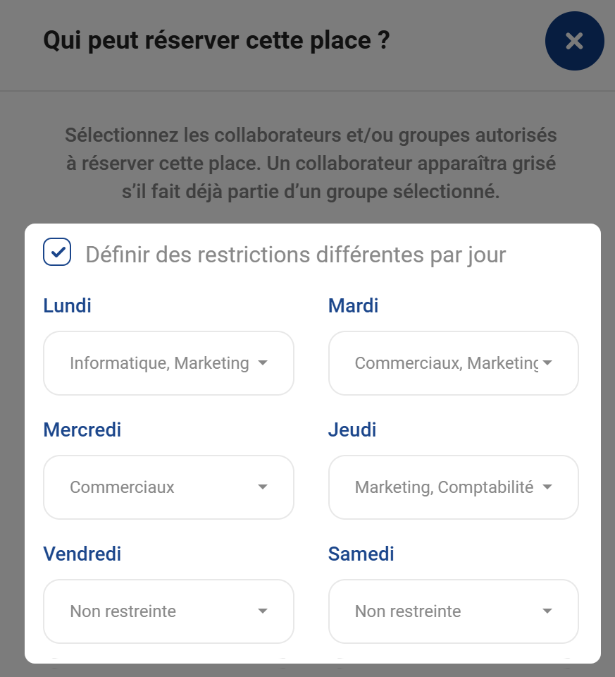 Astuce n° 7 du panneau d'administration Ronspot - Jours d'ancrage
