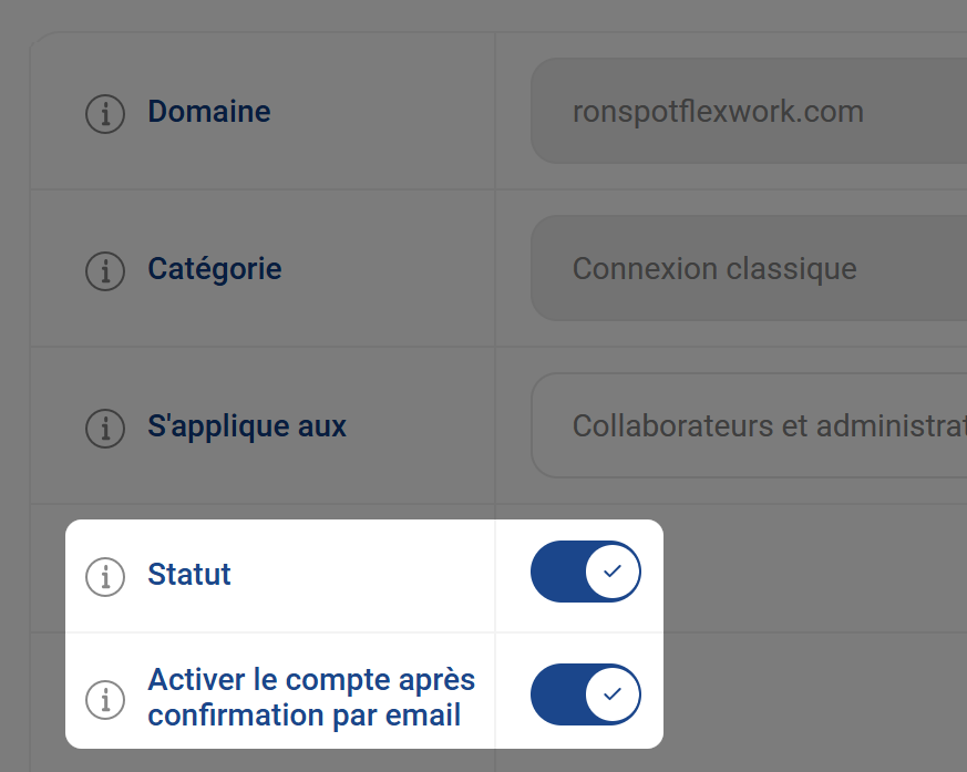 Astuce n° 10 du panneau d'administration Ronspot - Activation de compte
