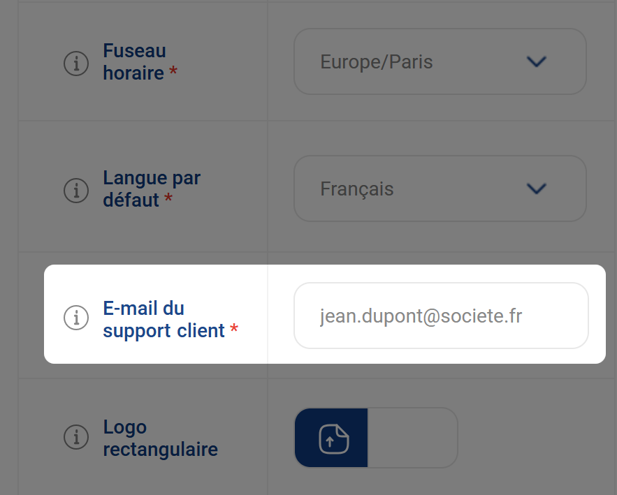 Astuce n° 14 du panneau d'administration Ronspot - Assistance par e-mail